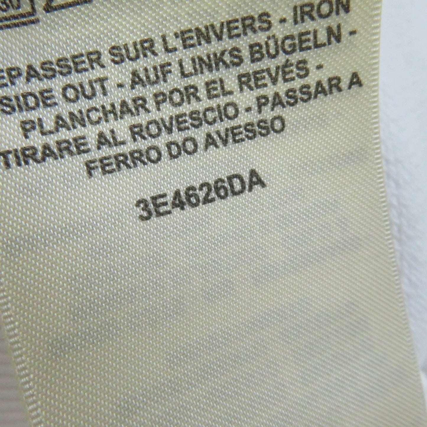 HERMES sweat 3E4626DA cotton White multicolor Chevroscope 34