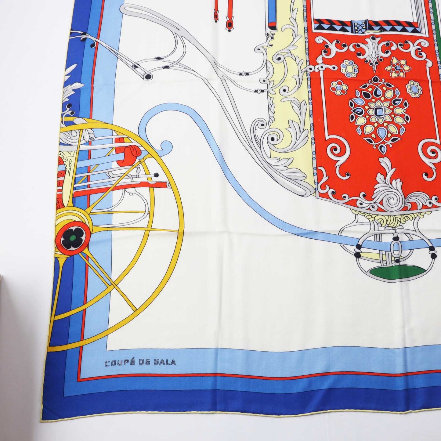 HERMES scarf cashmere Multi Carre140 Coupe de Gala
