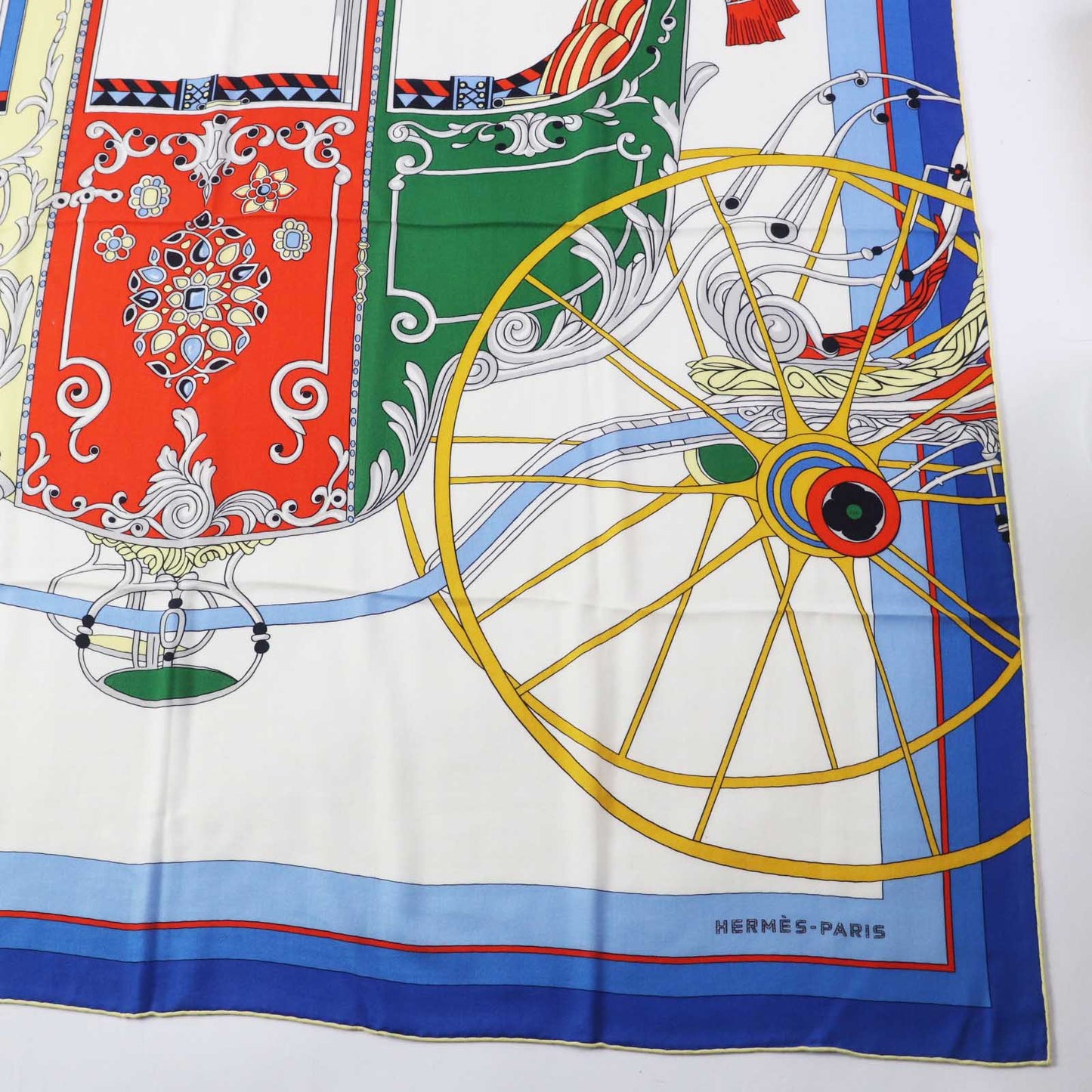 HERMES scarf cashmere Multi Carre140 Coupe de Gala