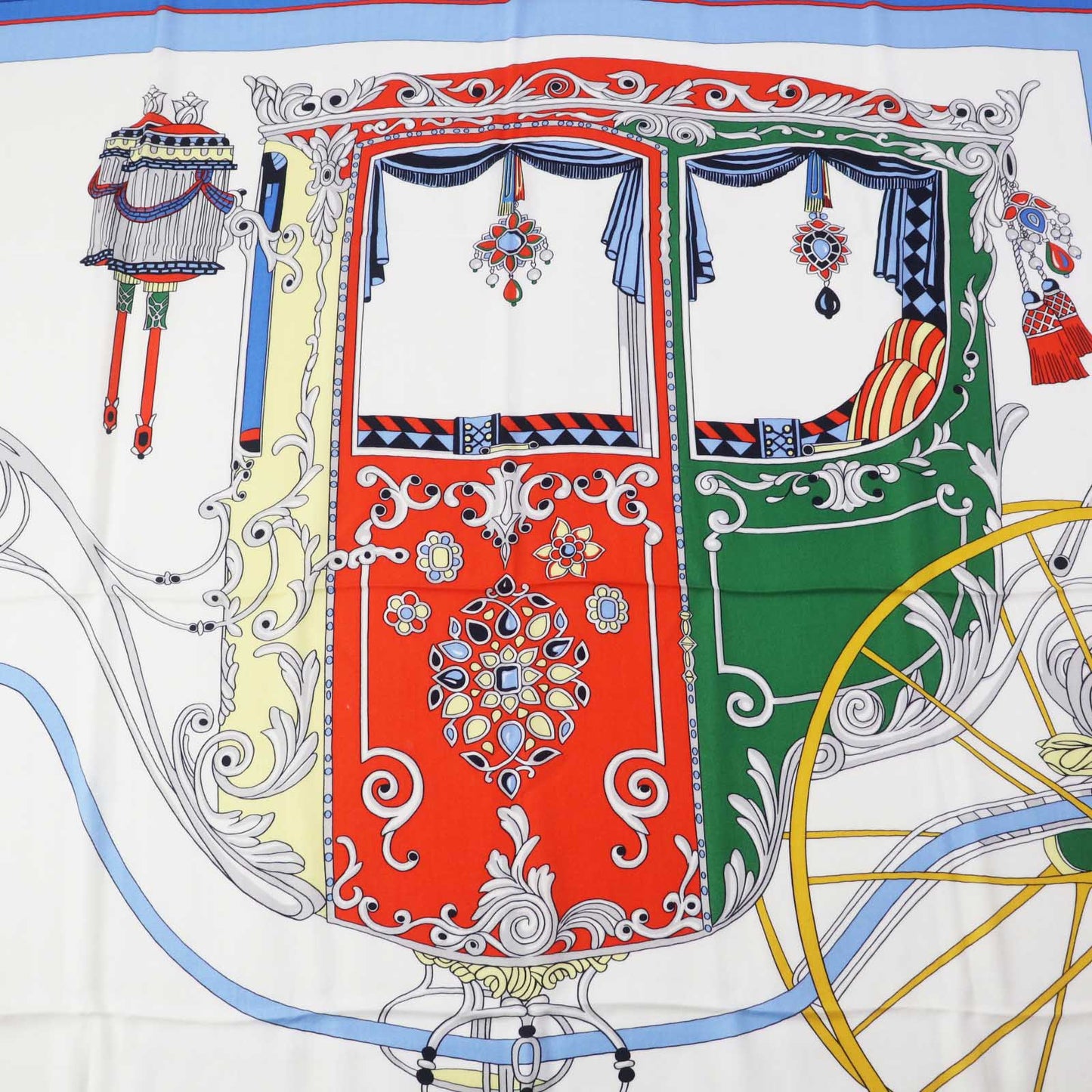 HERMES scarf cashmere Multi Carre140 Coupe de Gala