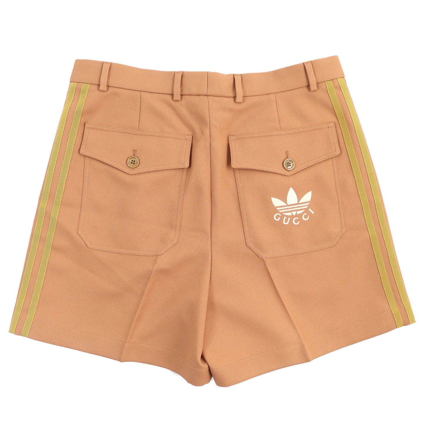 GUCCI Shorts 691437 polyester beige Fluid Drill 46