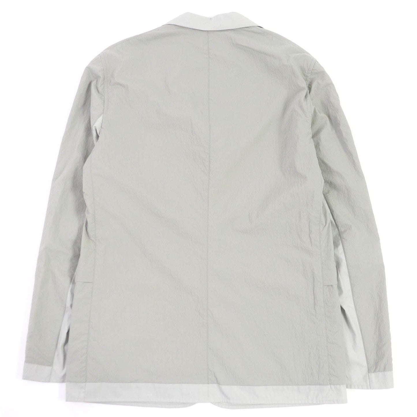 HERMES tailored jacket G19703K Main: 100% cotton, some parts: 92% nylon, some parts: 8% elastane (polyurethane) gray mens 48 Used