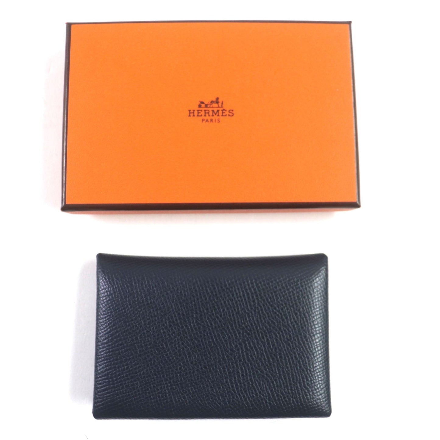 HERMES Coin case Epsom Bruny Calvi duo