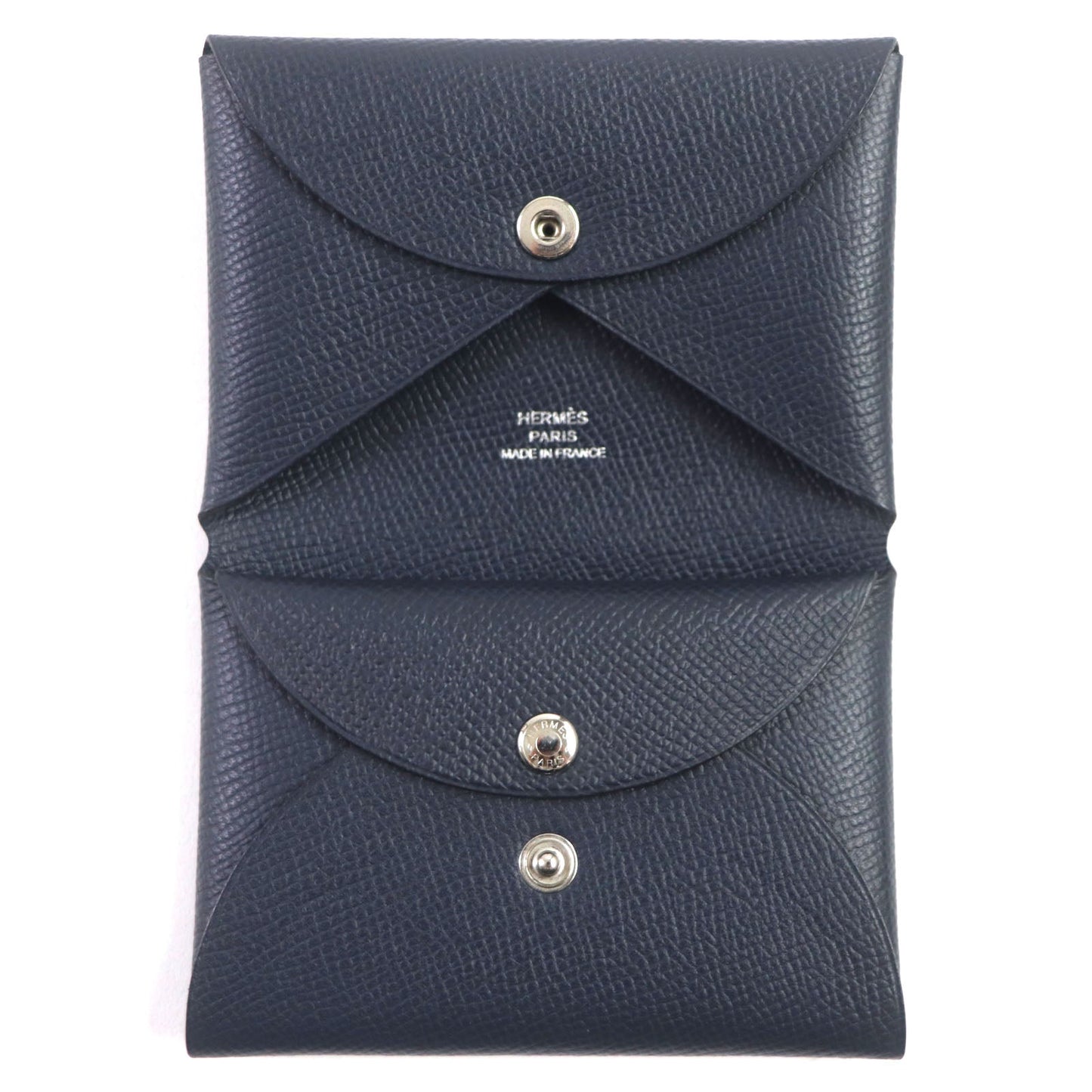 HERMES Coin case Epsom Bruny Calvi duo