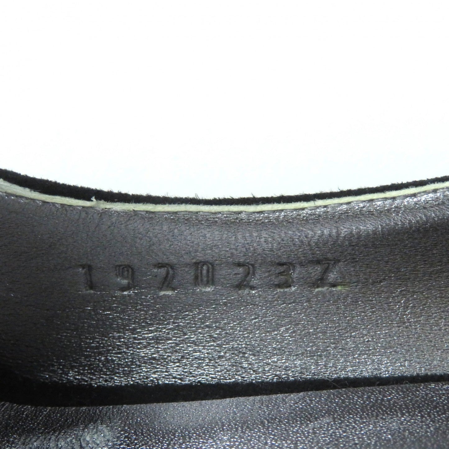 HERMES pumps Suede leather black Vector 35