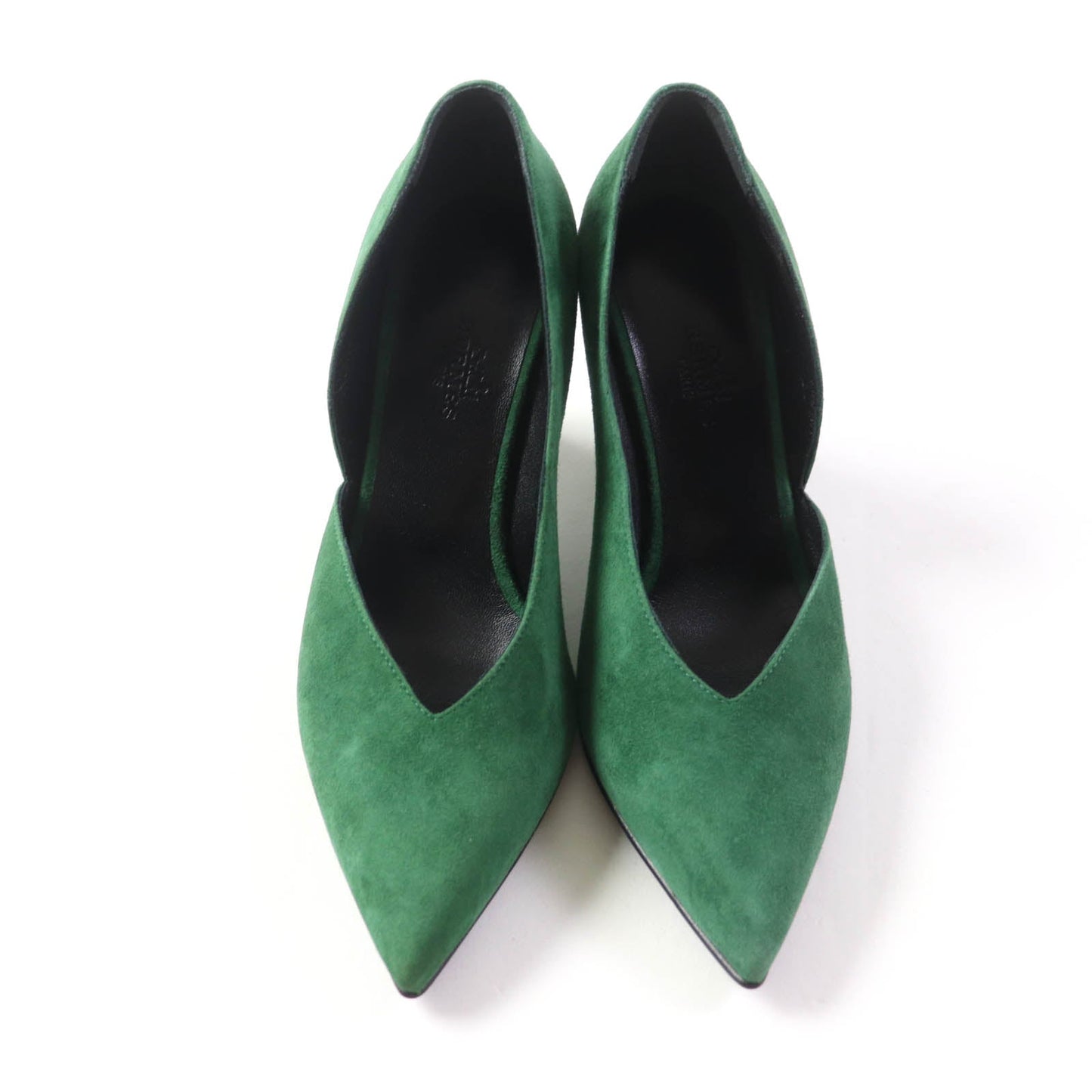 HERMES pumps ー green Fatale 85 35