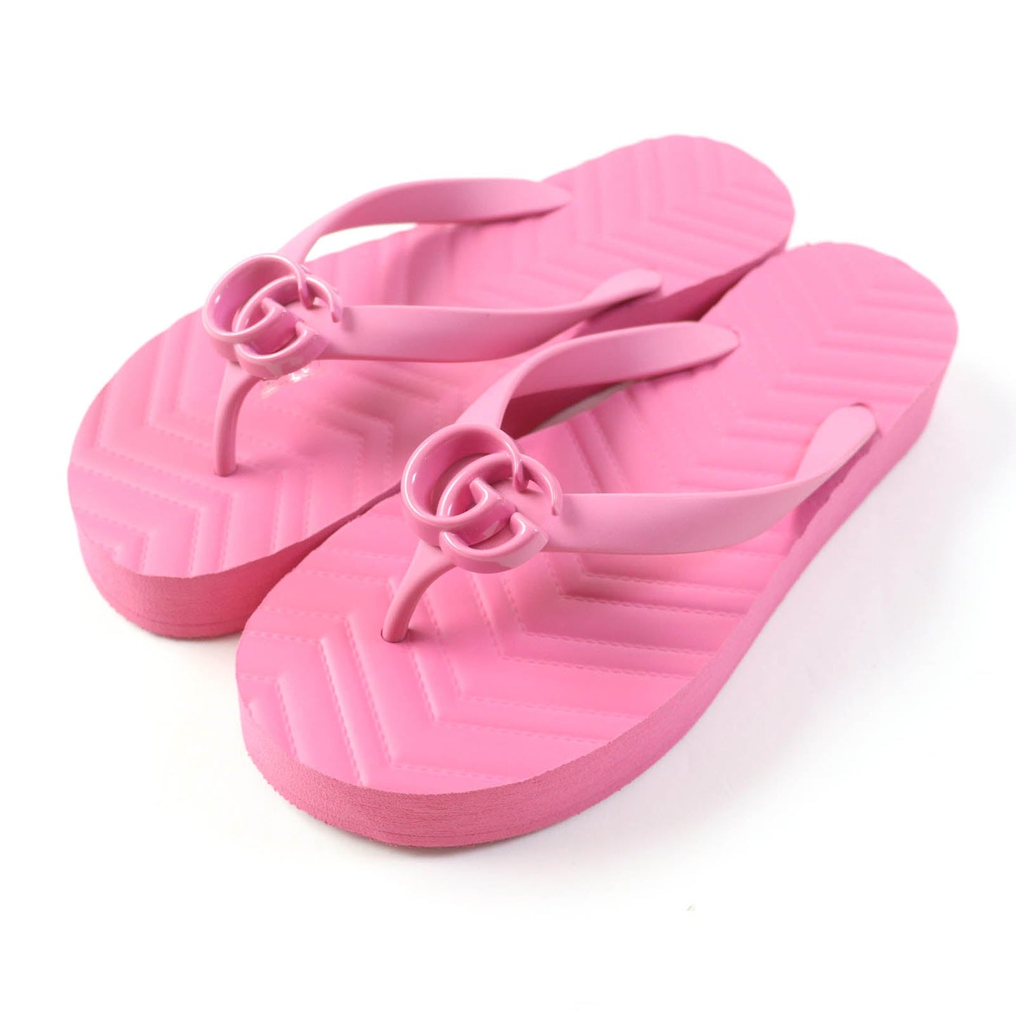 GUCCI Beach sandal 655463 rubber pink 38
