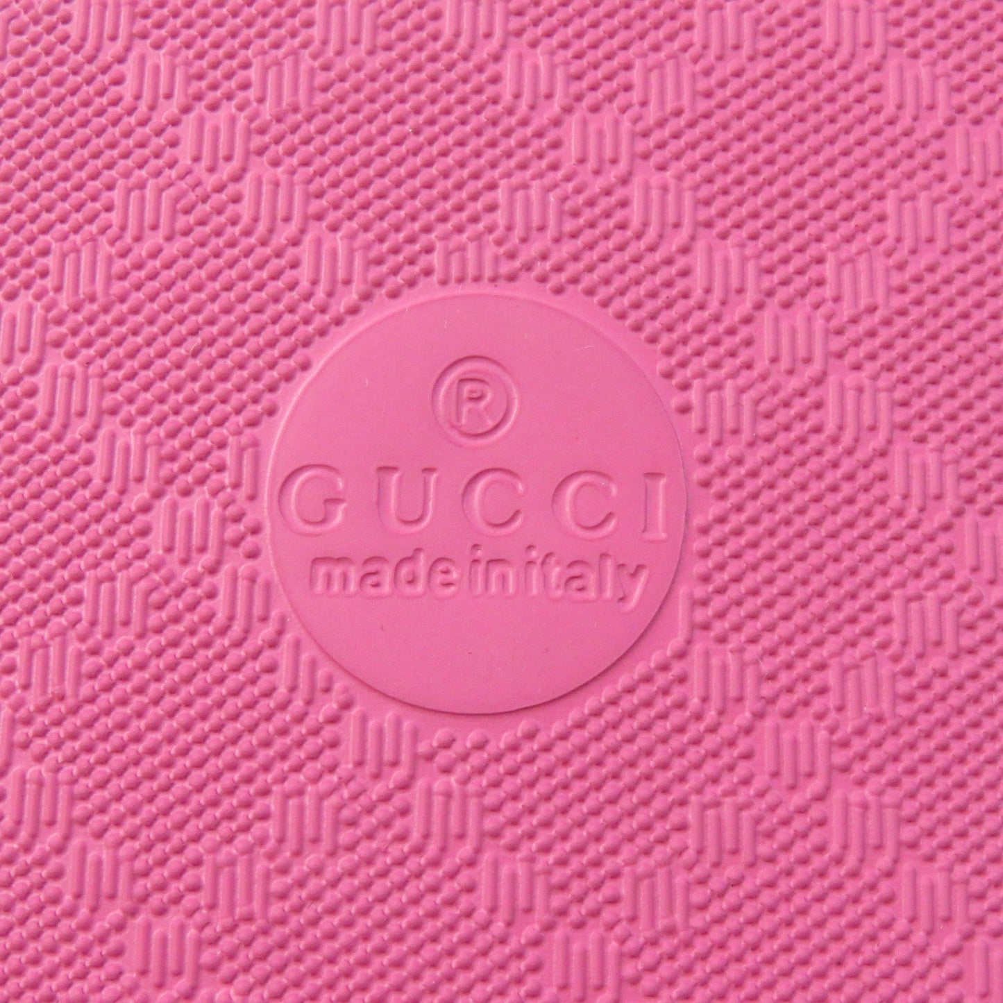 GUCCI Beach sandal 655463 rubber pink 38