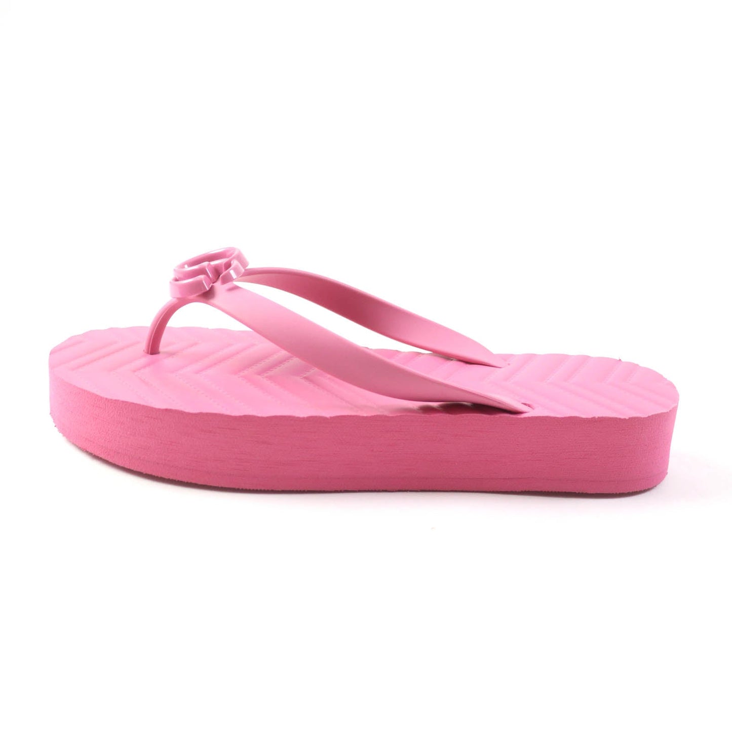 GUCCI Beach sandal 655463 rubber pink 38