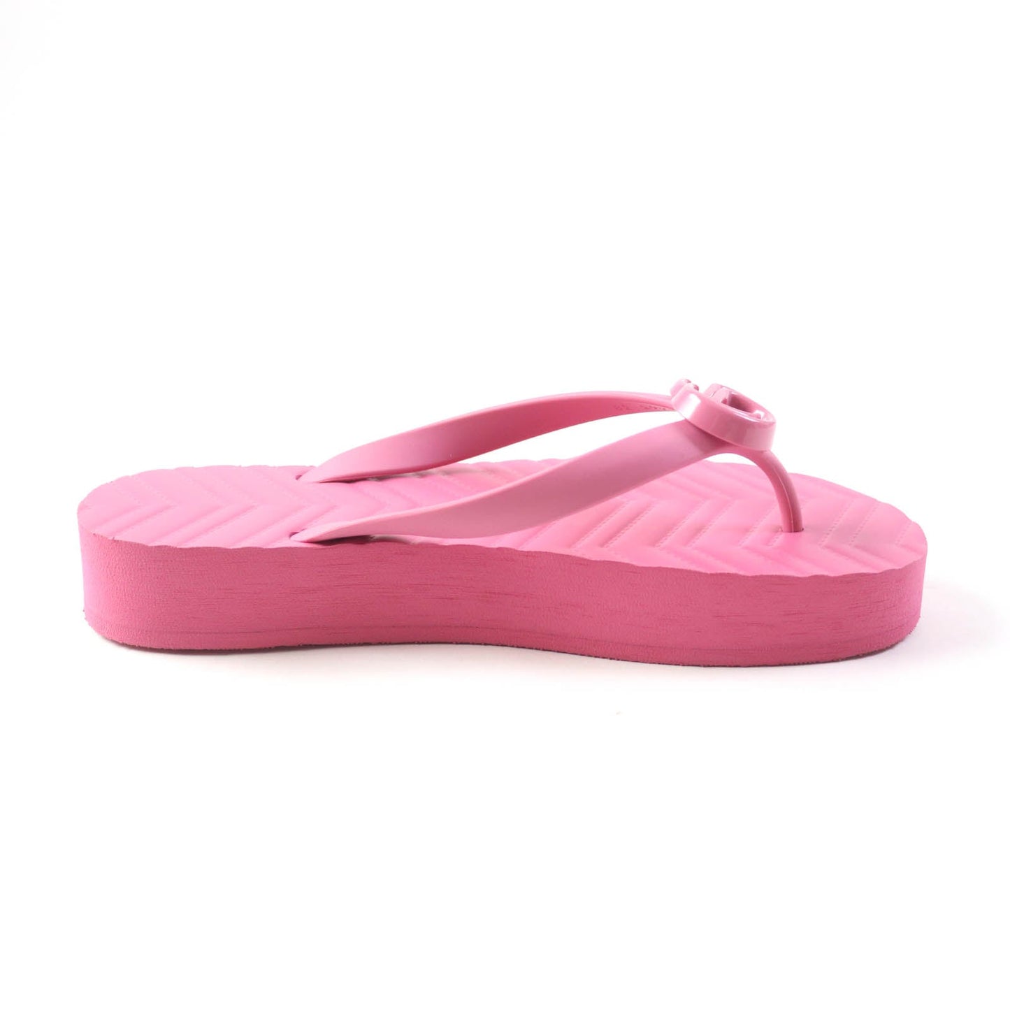 GUCCI Beach sandal 655463 rubber pink 38