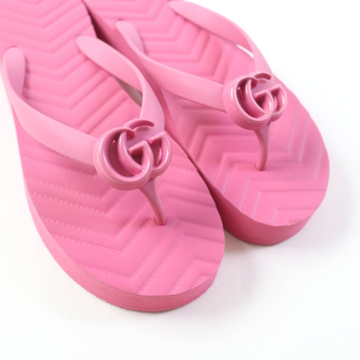 GUCCI Beach sandal 655463 rubber pink 38