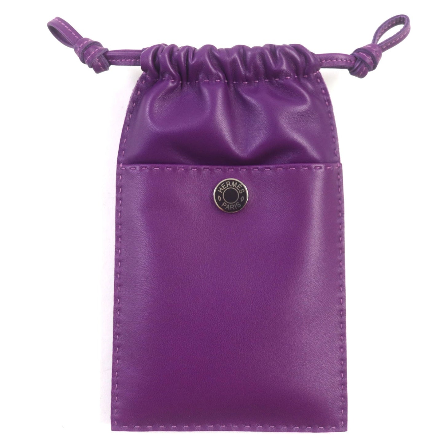 HERMES Pouch Anjou Miro Vaughan Swift purple Pilo