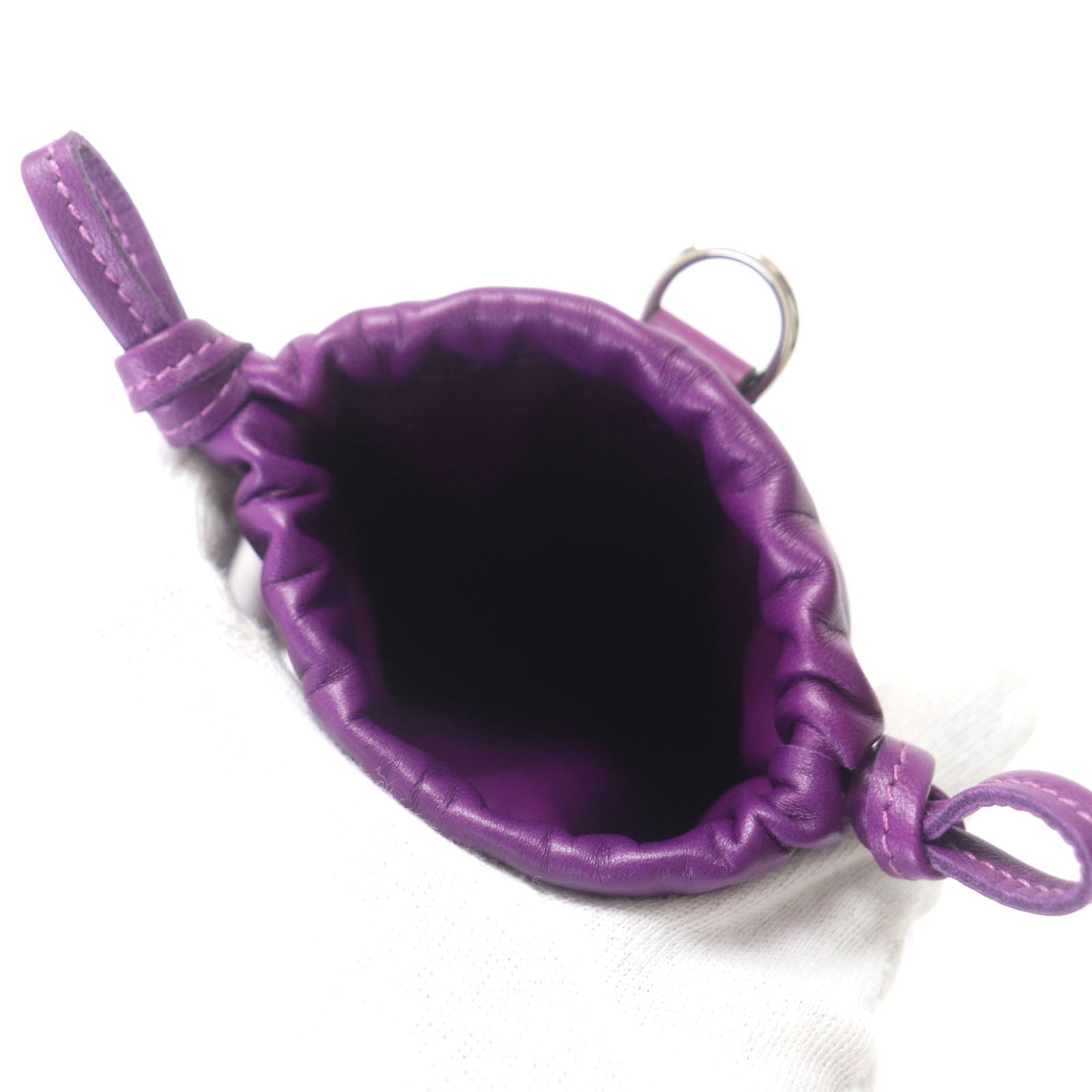 HERMES Pouch Anjou Miro Vaughan Swift purple Pilo