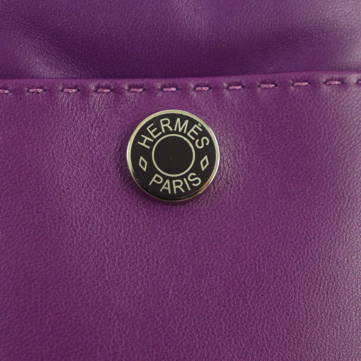 HERMES Pouch Anjou Miro Vaughan Swift purple Pilo