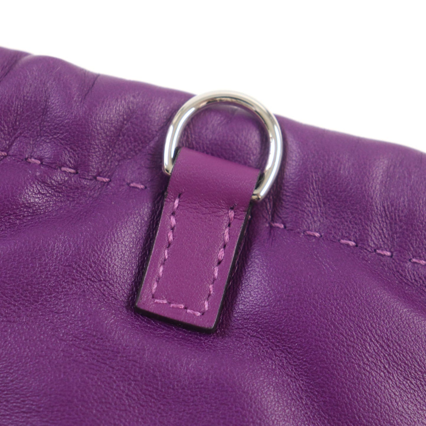 HERMES Pouch Anjou Miro Vaughan Swift purple Pilo
