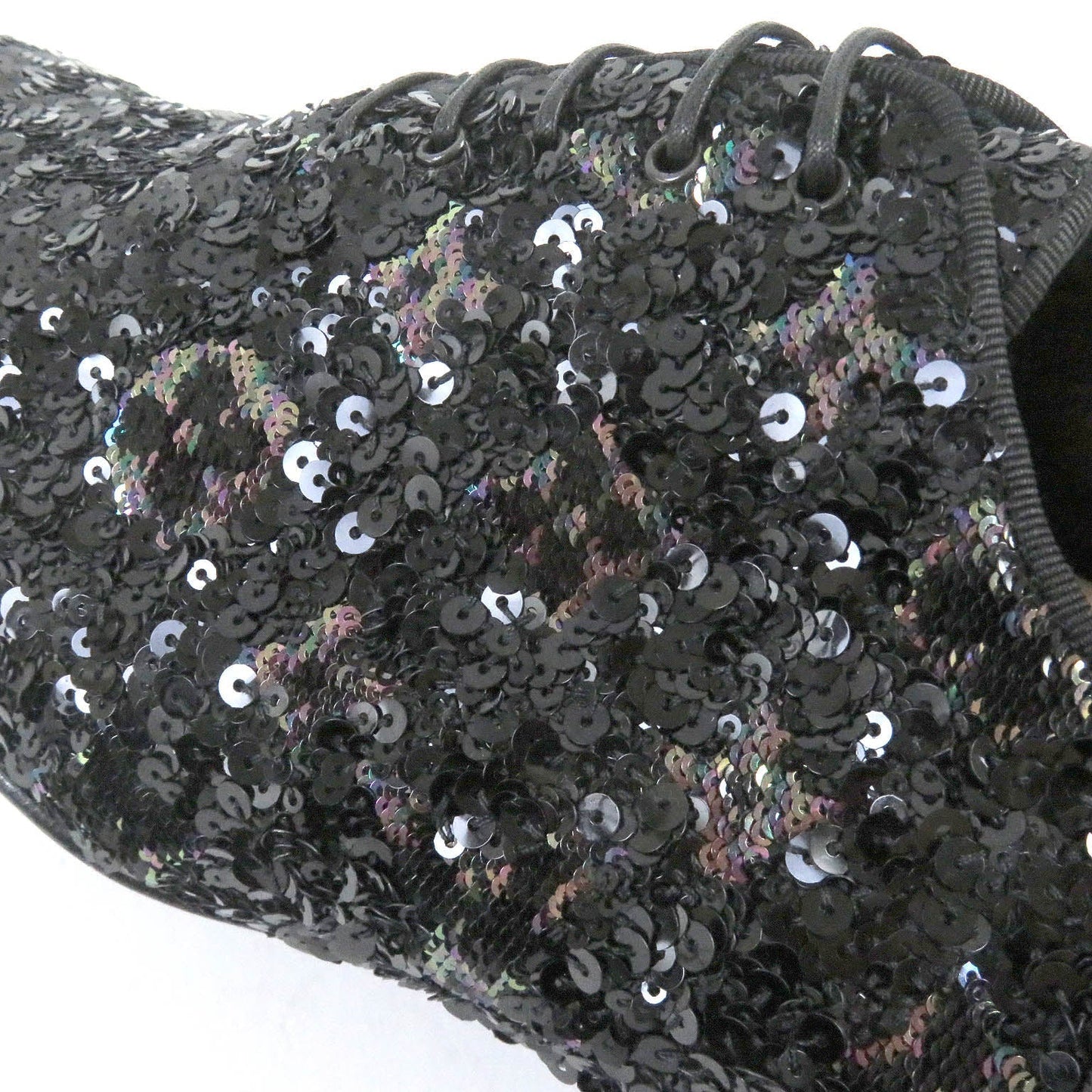LOUIS VUITTON Dress shoes Main: Leather, Sequins black mens 7 Used