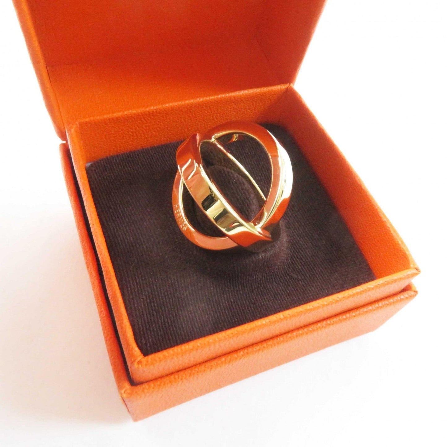 HERMES Scarf ring Gold Plated gold Cosmos