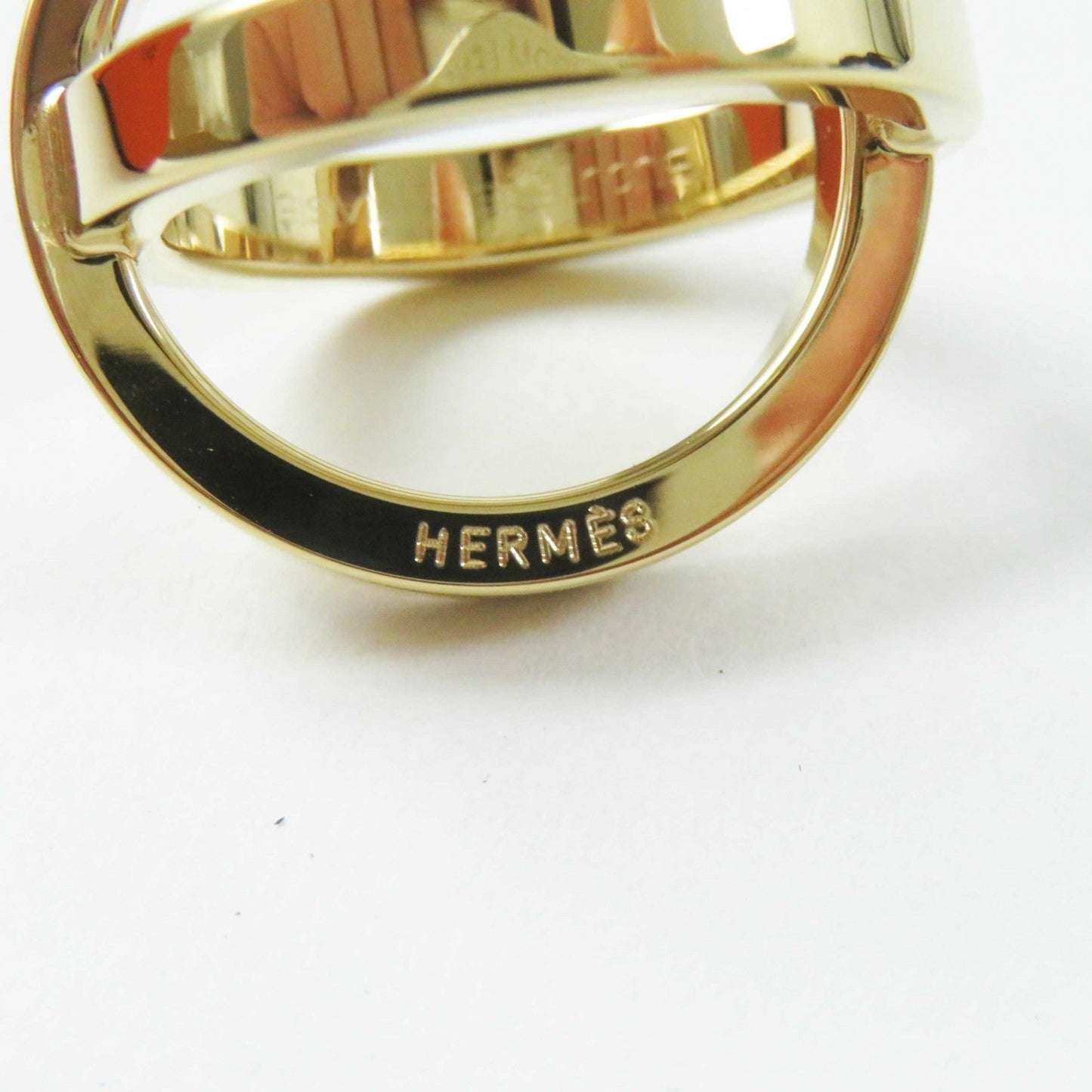 HERMES Scarf ring Gold Plated gold Cosmos
