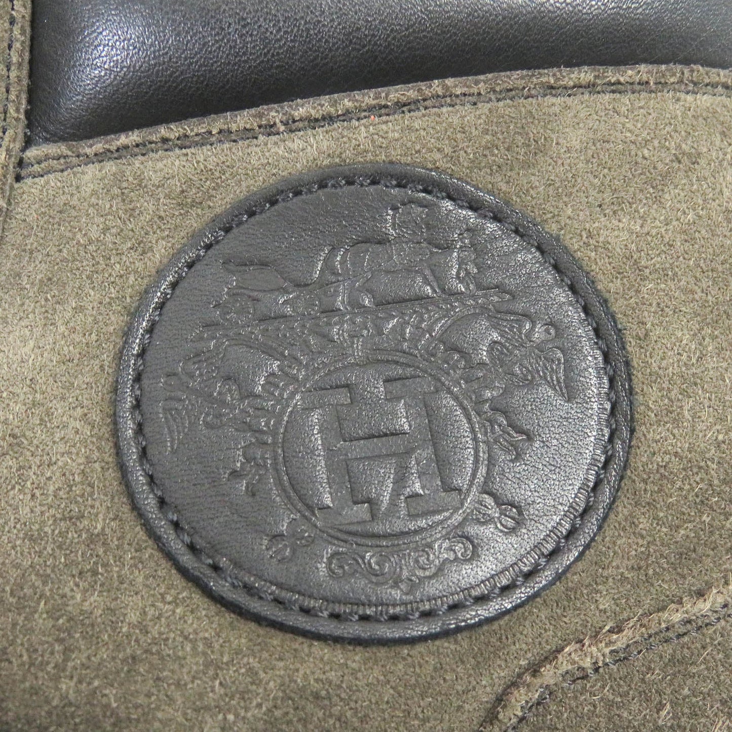 HERMES boots Main: Suede Khaki type hiking mens 40 Used