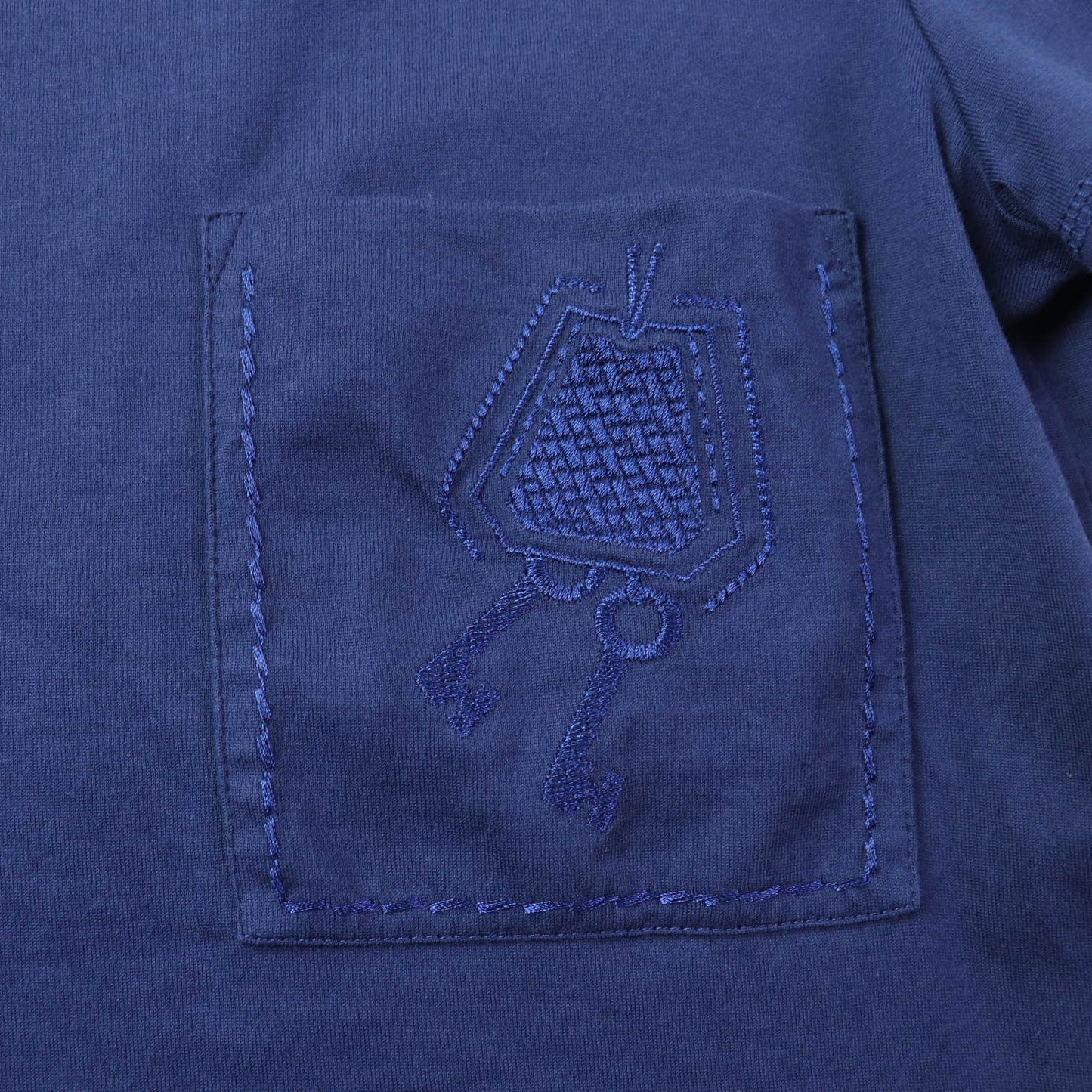 HERMES Short sleeve T-shirt cotton blue 34