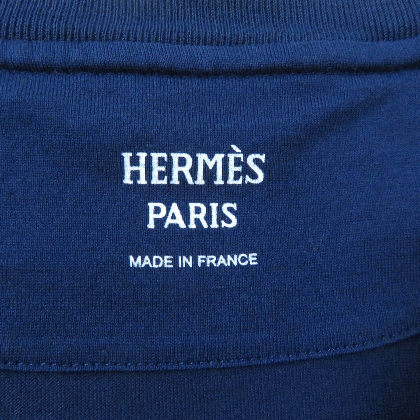 HERMES Short sleeve T-shirt cotton blue 34
