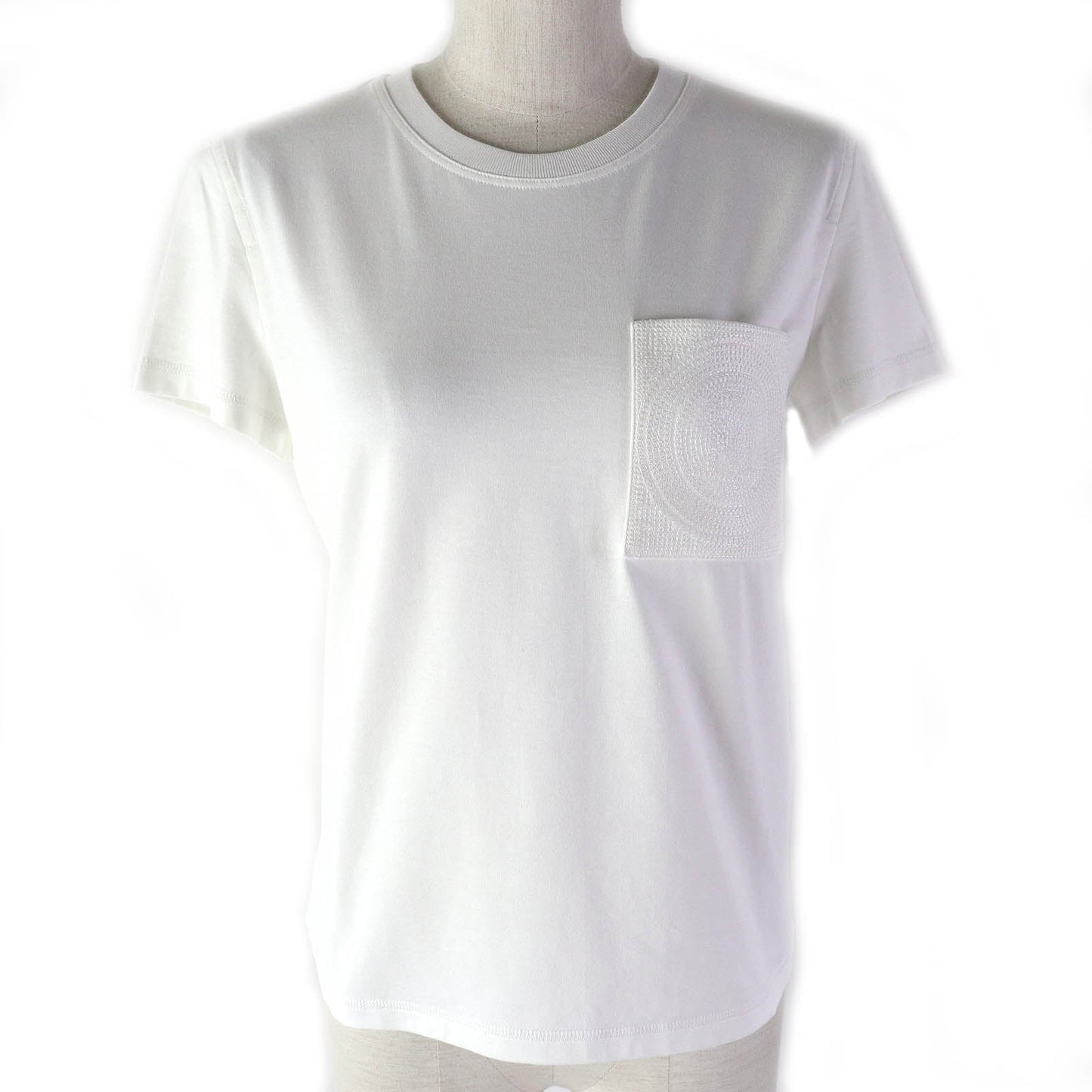 HERMES Short sleeve T-shirt cotton white 34