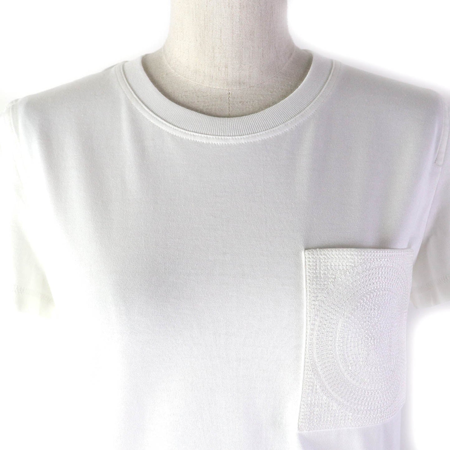 HERMES Short sleeve T-shirt cotton white 34