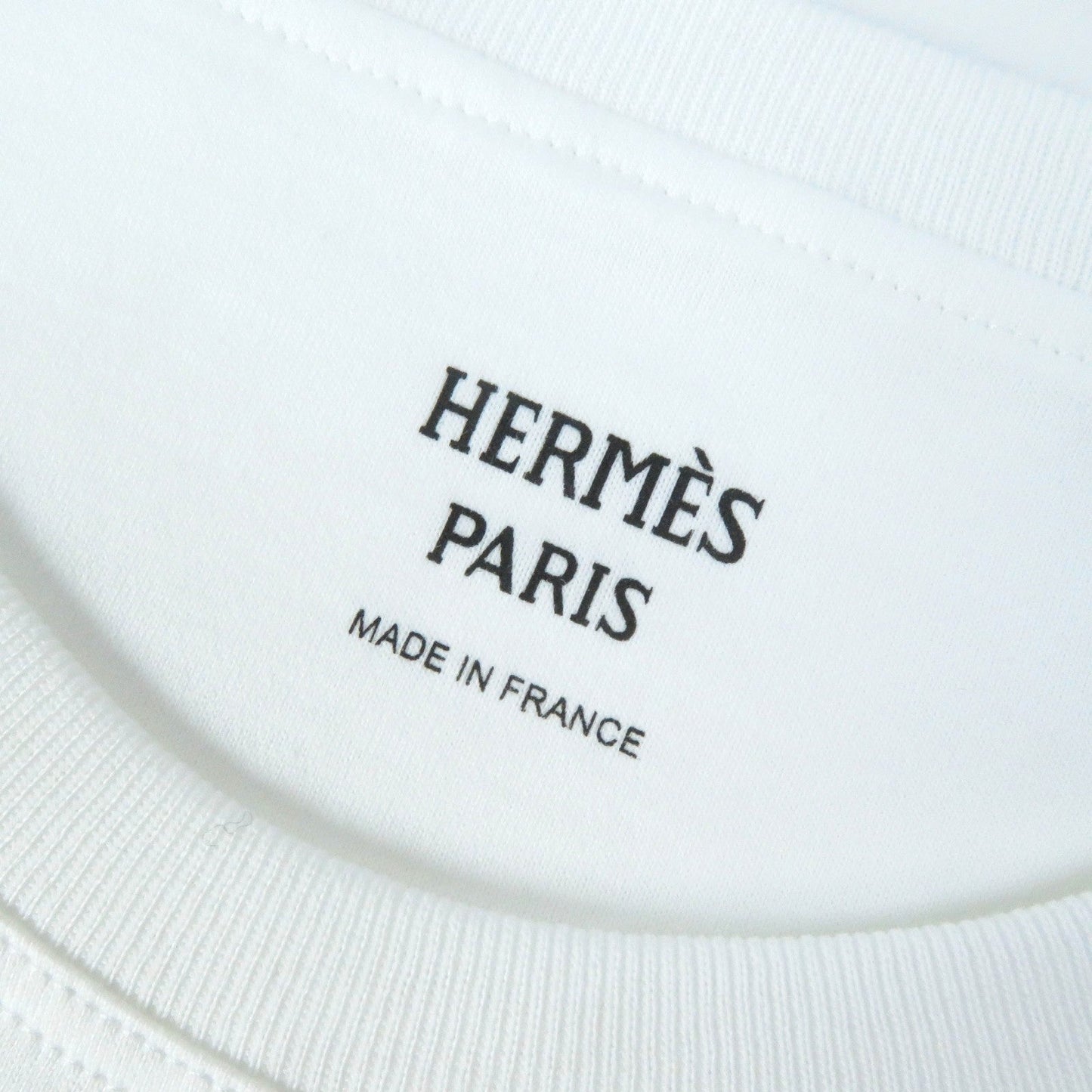 HERMES Short sleeve T-shirt cotton white 34
