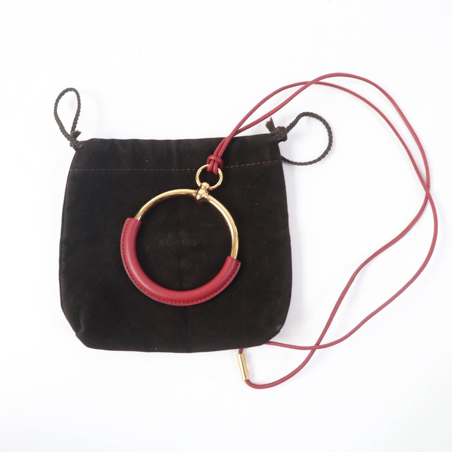 HERMES Necklace ー Red gold loop