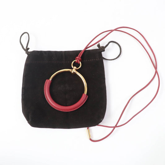 HERMES Necklace ー Red gold loop