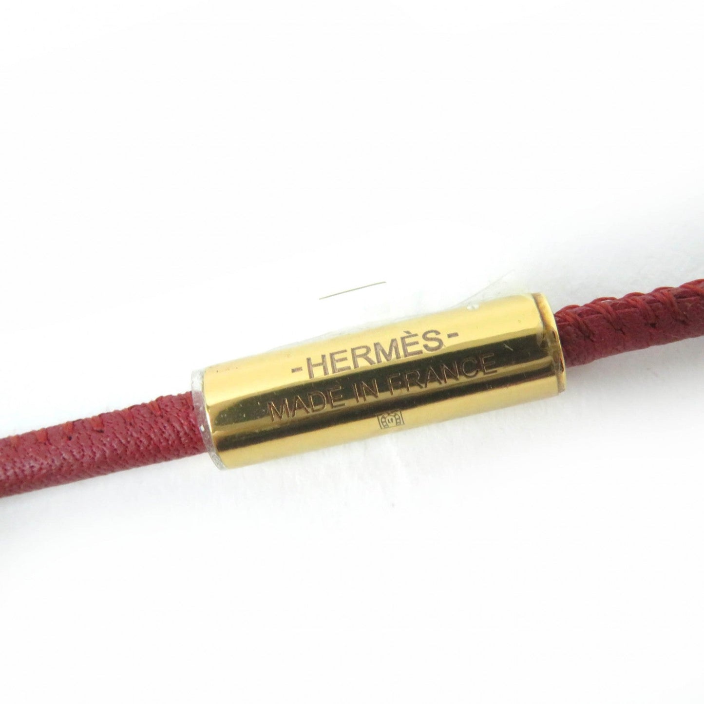 HERMES Necklace ー Red gold loop