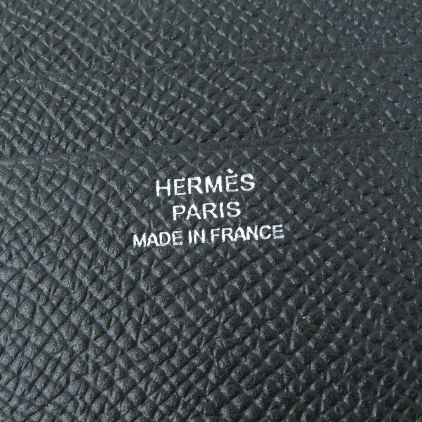 HERMES Card Case Epsom black MC2 Euclid