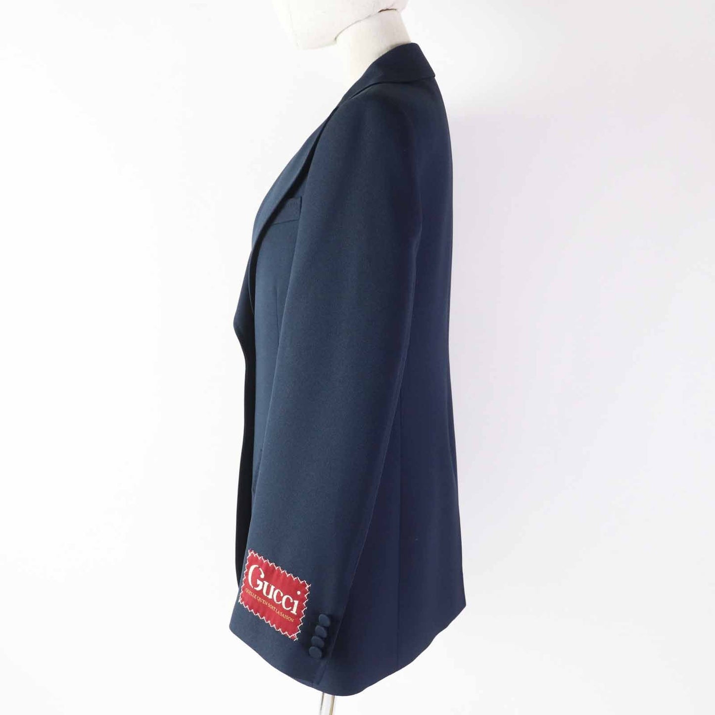 GUCCI Other outerwear 619264 polyester Navy Beautiful silhouette Jacket 44