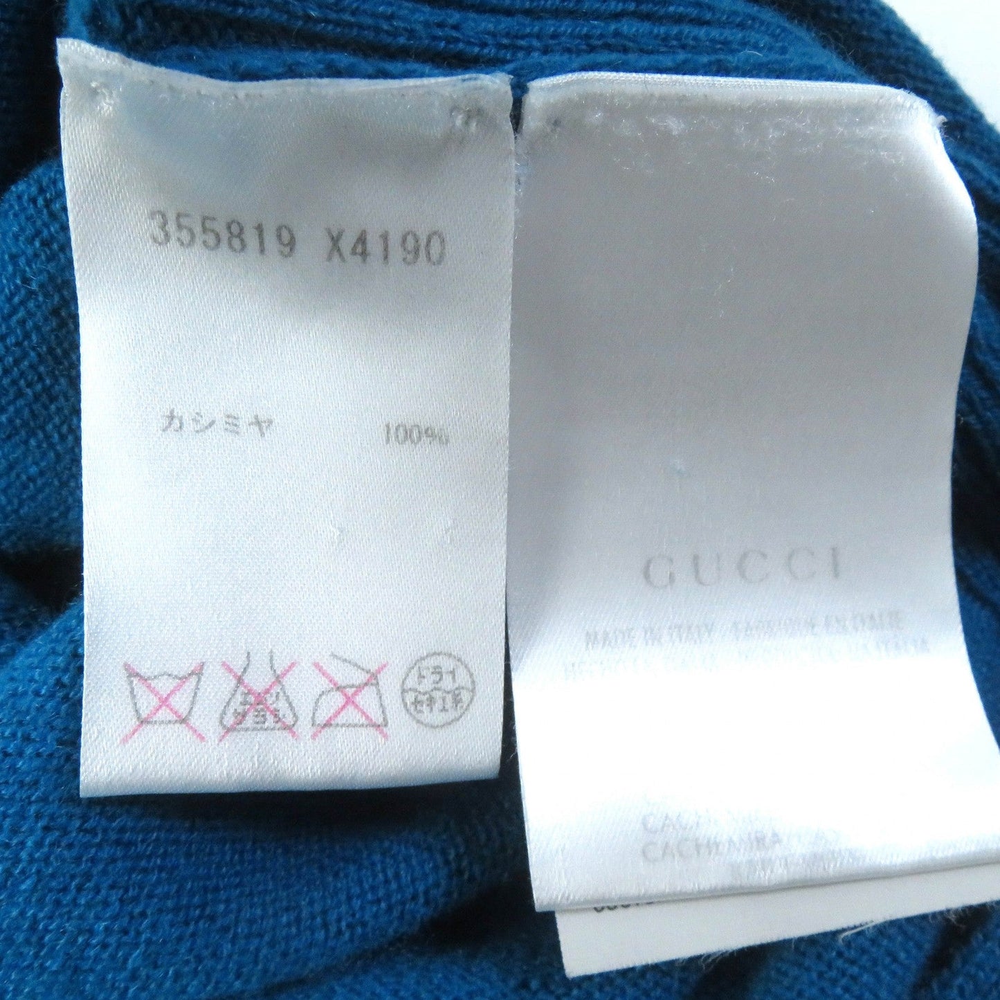 GUCCI knit 355819 cashmere blue S