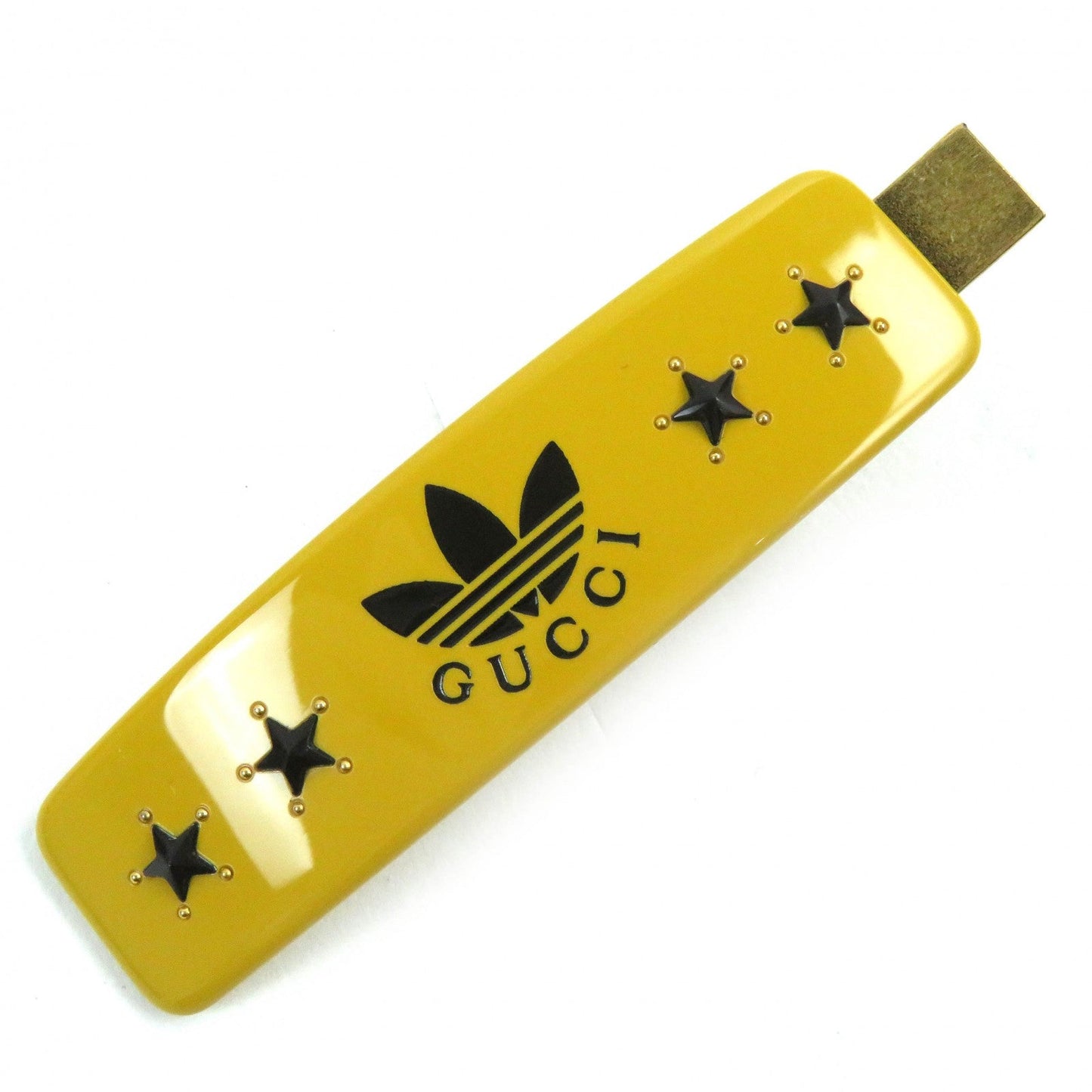 GUCCI hair accessory 702940 plastic Yellow black