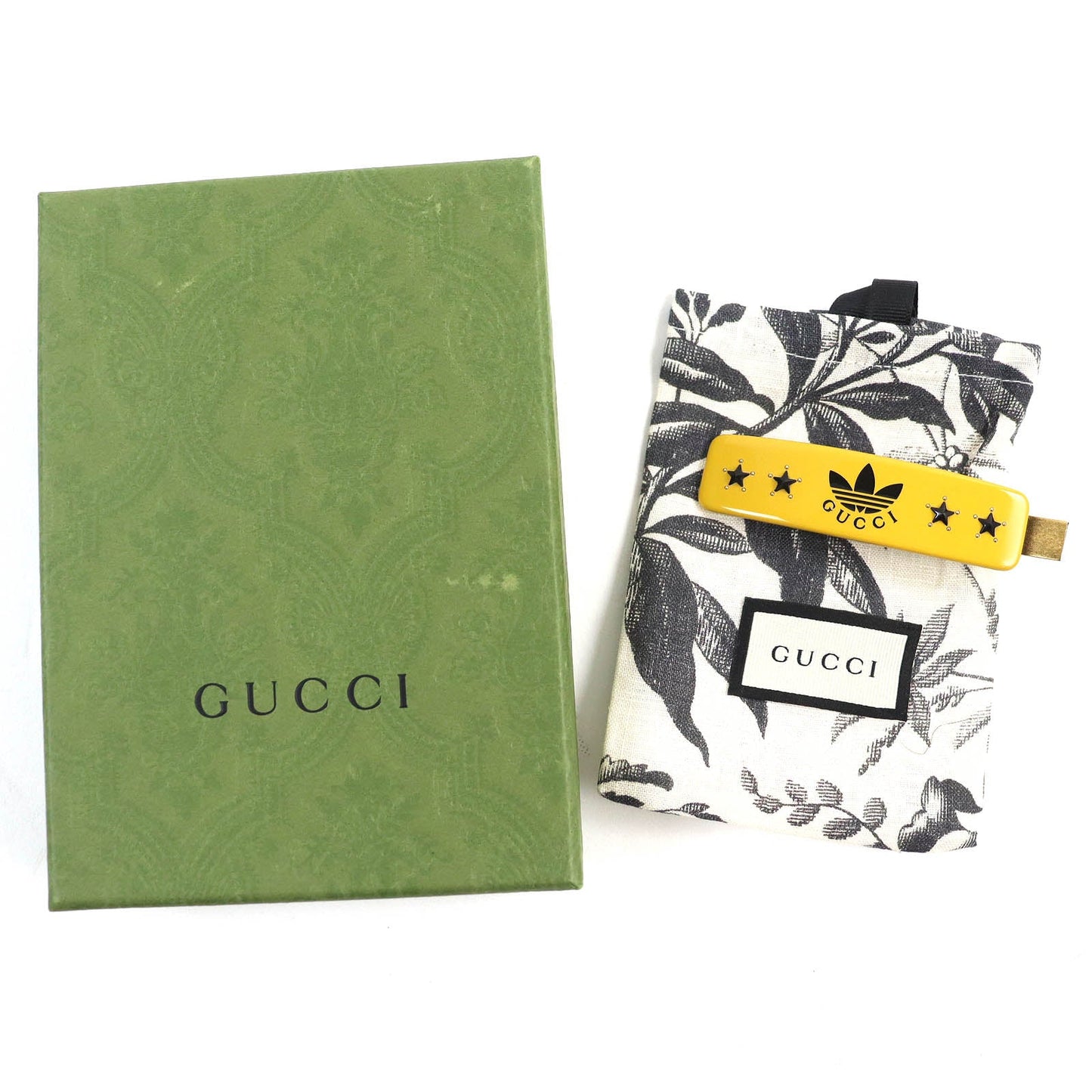 GUCCI hair accessory 702940 plastic Yellow black
