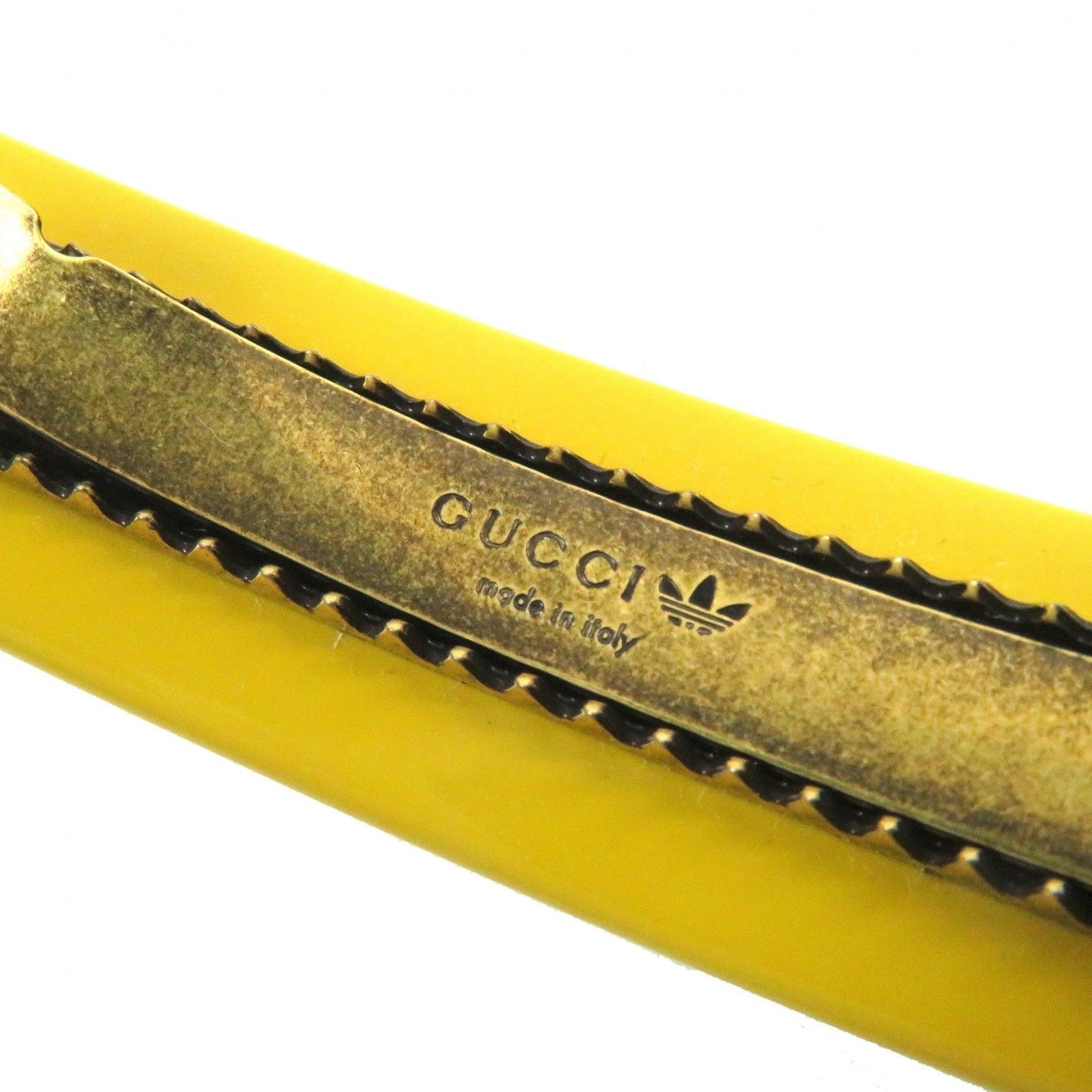 GUCCI hair accessory 702940 plastic Yellow black