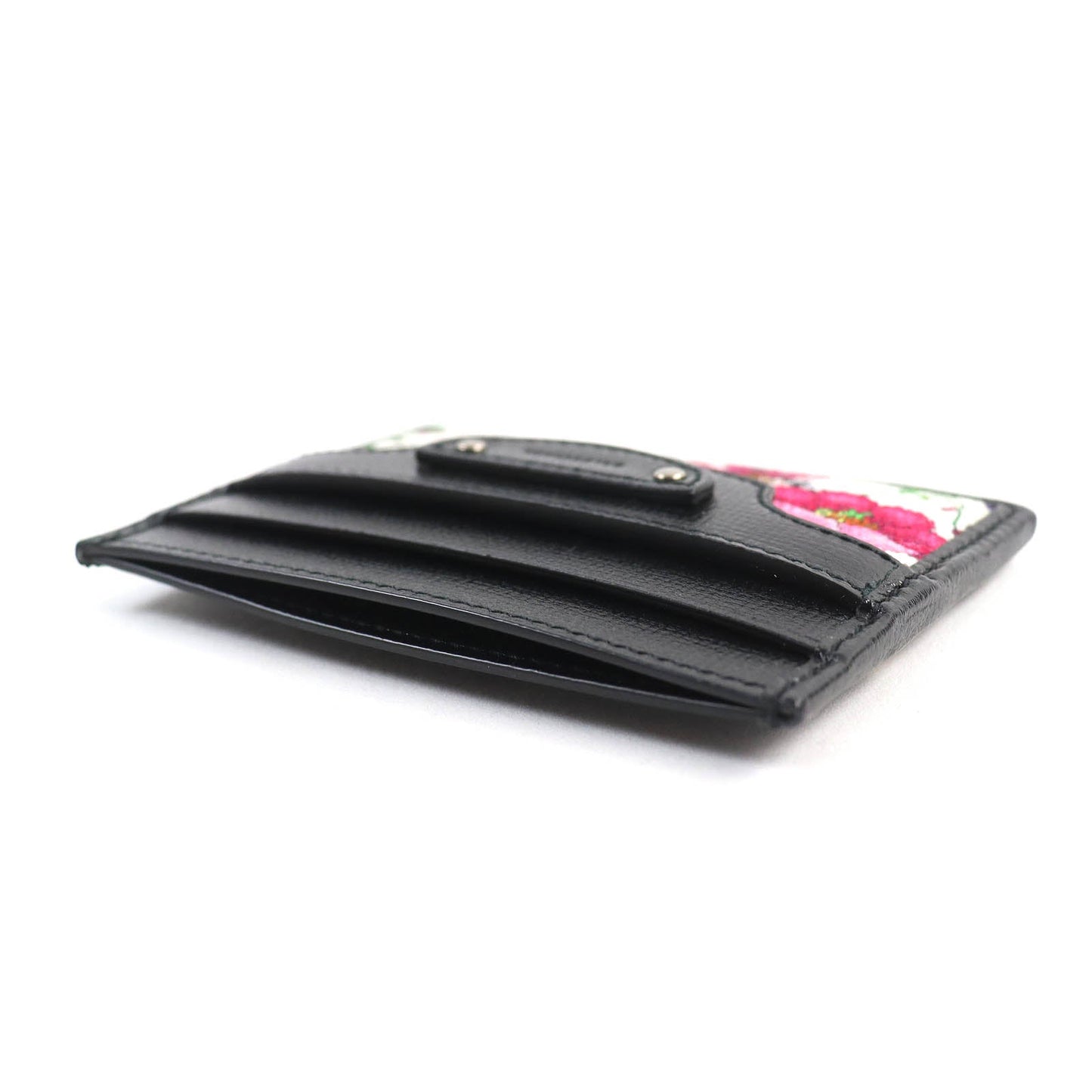 GUCCI Card Case 681709 leather Black multicolor