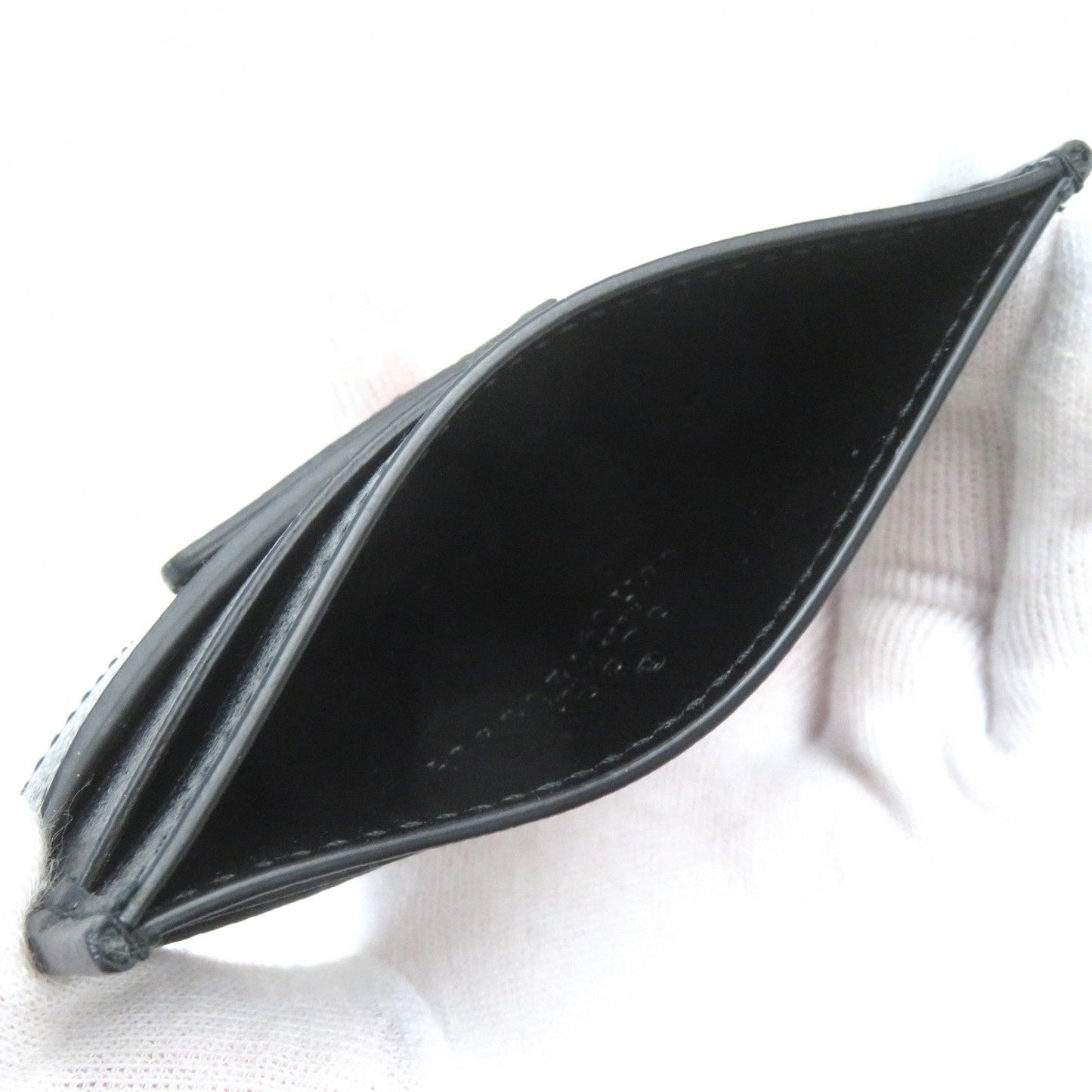 GUCCI Card Case 681709 leather Black multicolor