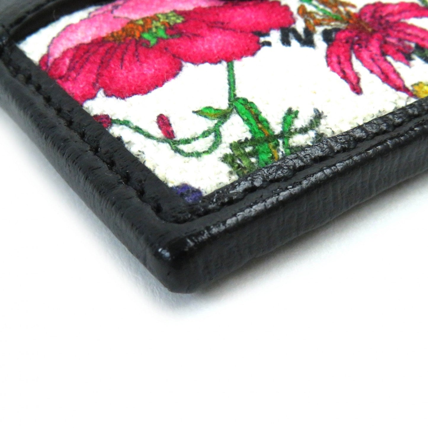 GUCCI Card Case 681709 leather Black multicolor