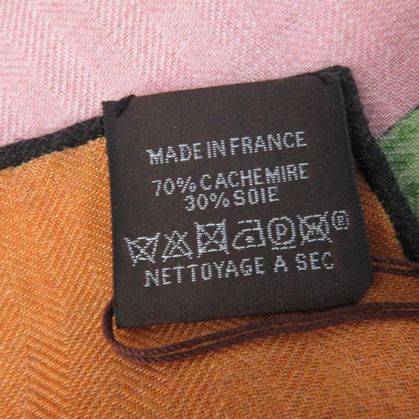 HERMES Stall cashmere multicolor Carre140 LINSTRVCTION DV ROY Imperial Studies