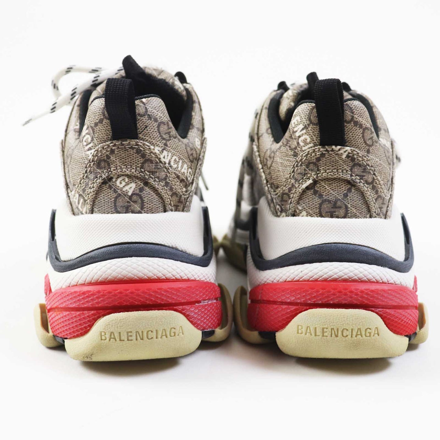 GUCCI sneakers PVC Multi Balenciaga collaboration TRIPLE S Triple S 23