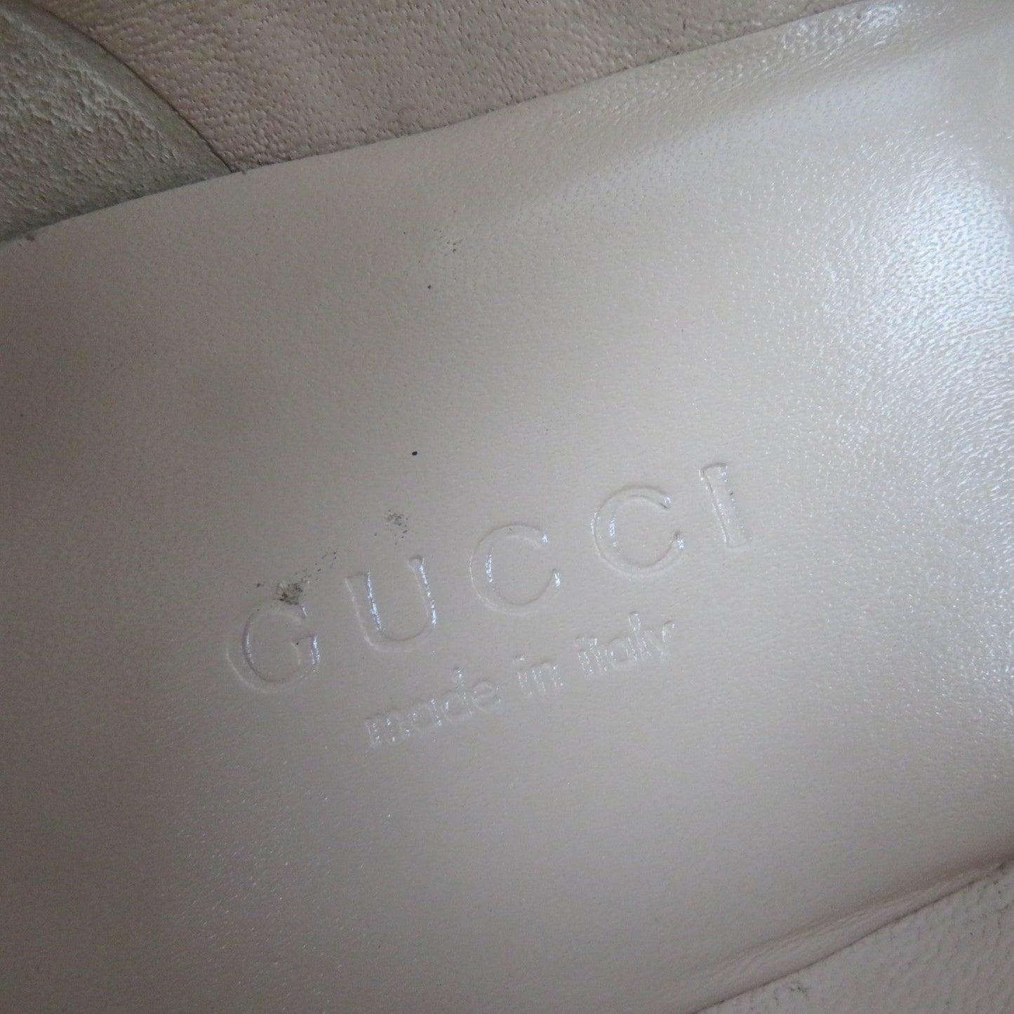 GUCCI pumps 466702 leather black 36.5