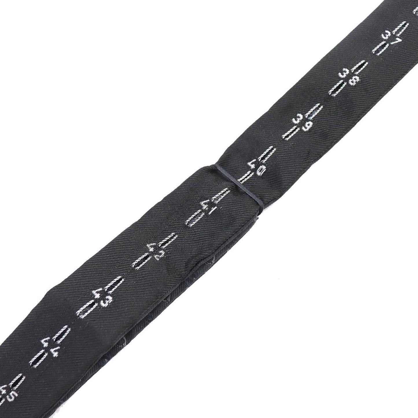 HERMES tie silk black NOEUD PAPILLON TWII