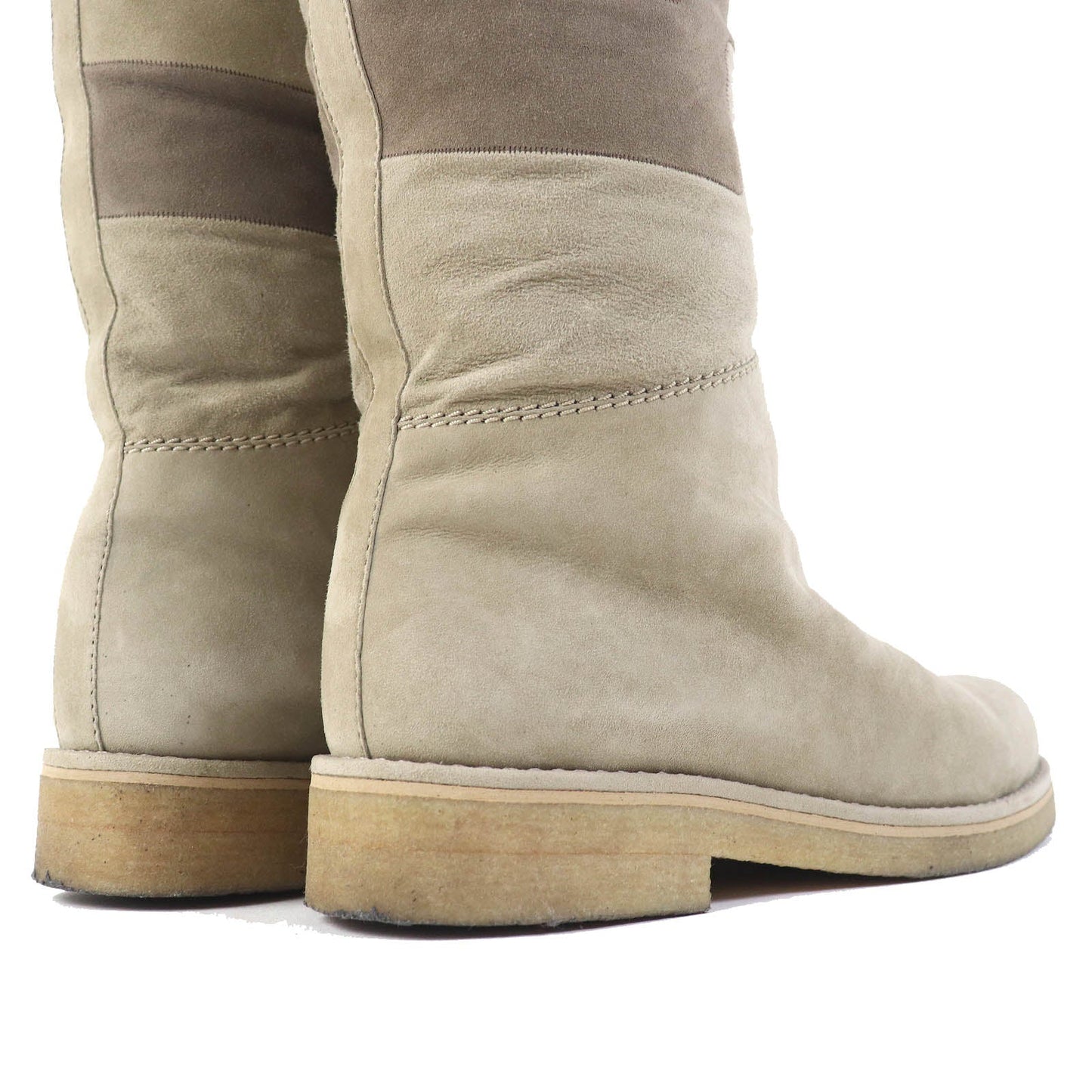 HERMES Knee-high boots Mouton beige 36.5