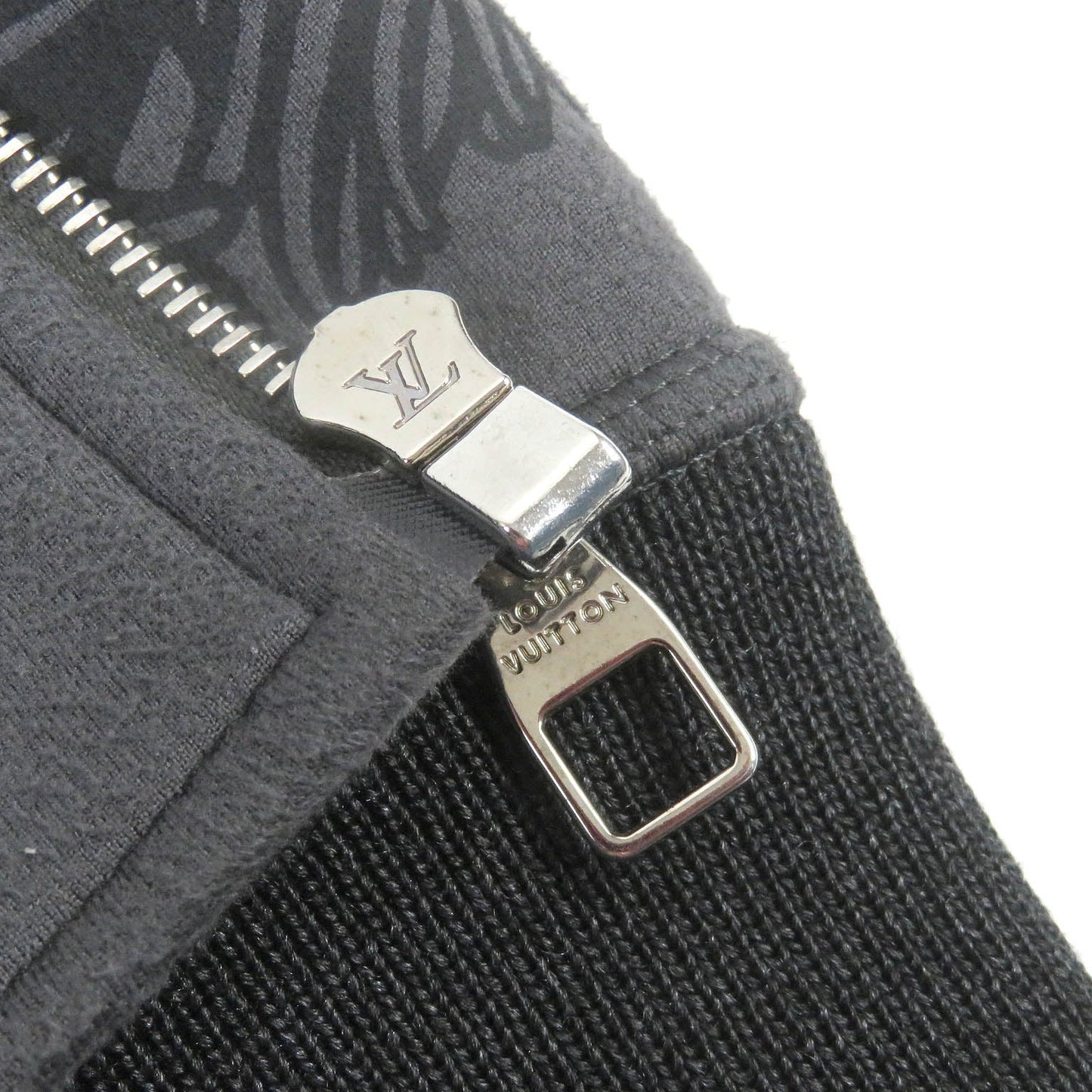 LOUIS VUITTON Blouson H8Y65WJD5 Main: 40% polyester, 30% acrylic, 16% polyurethane, 13% rayon gray mens S Used