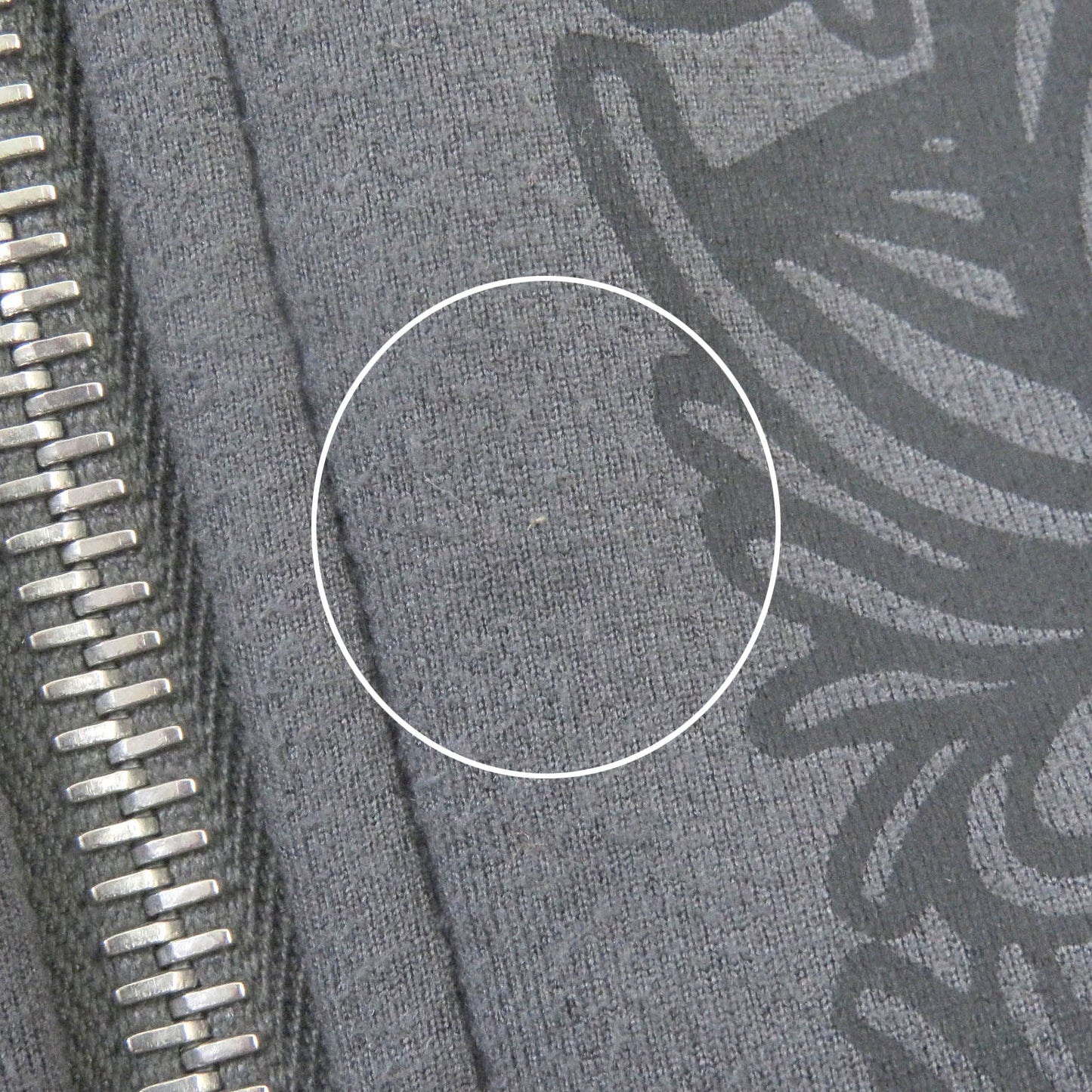 LOUIS VUITTON Blouson H8Y65WJD5 Main: 40% polyester, 30% acrylic, 16% polyurethane, 13% rayon gray mens S Used
