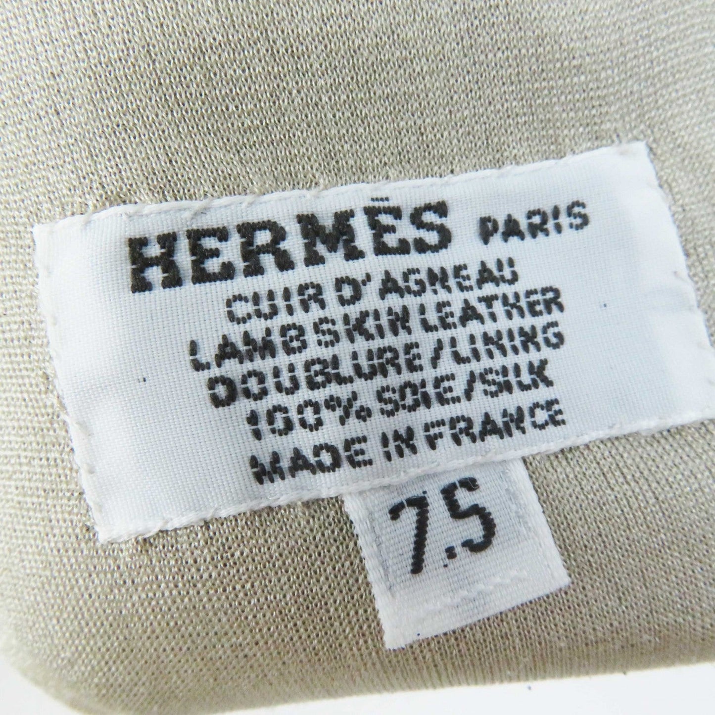 HERMES gloves Lamb leather Etope Dream Love 7.5