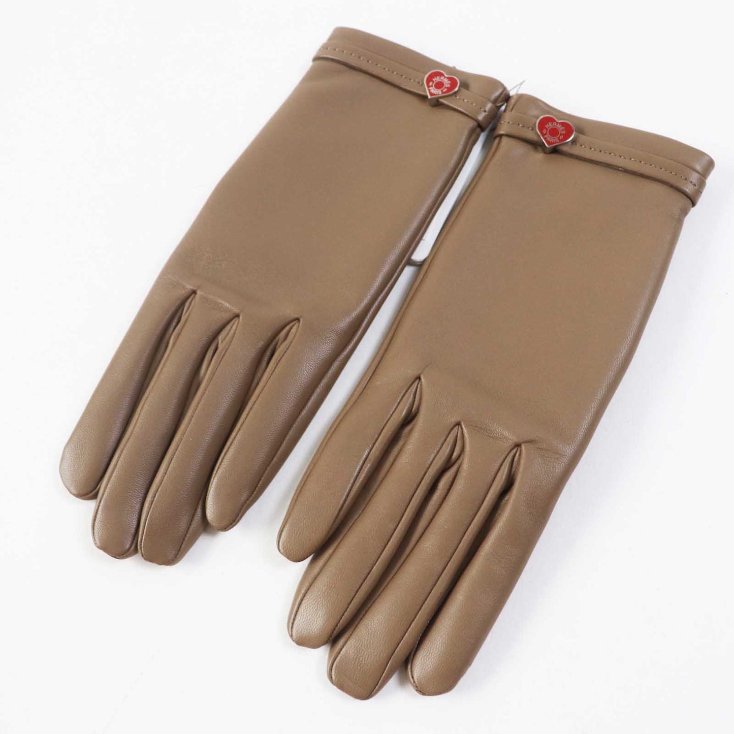 HERMES gloves Lamb leather Etope Dream Love 7.5
