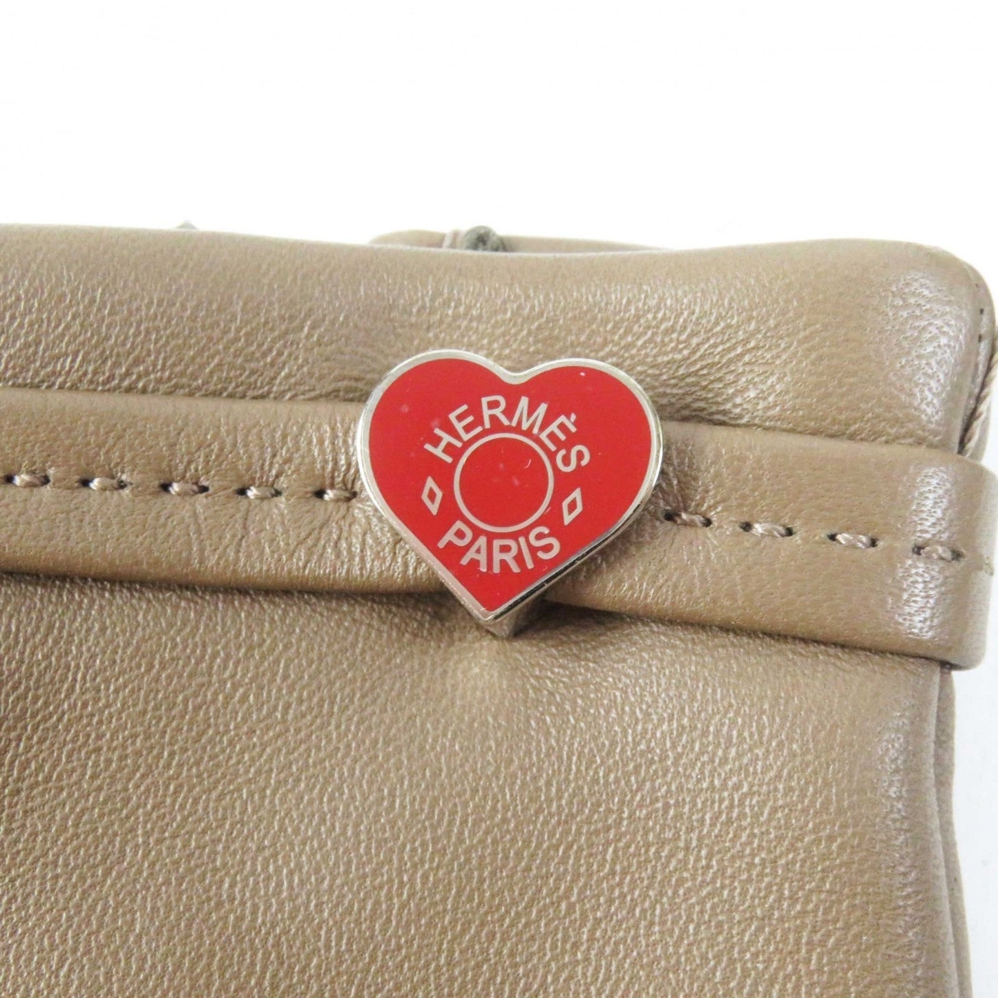 HERMES gloves Lamb leather Etope Dream Love 7.5